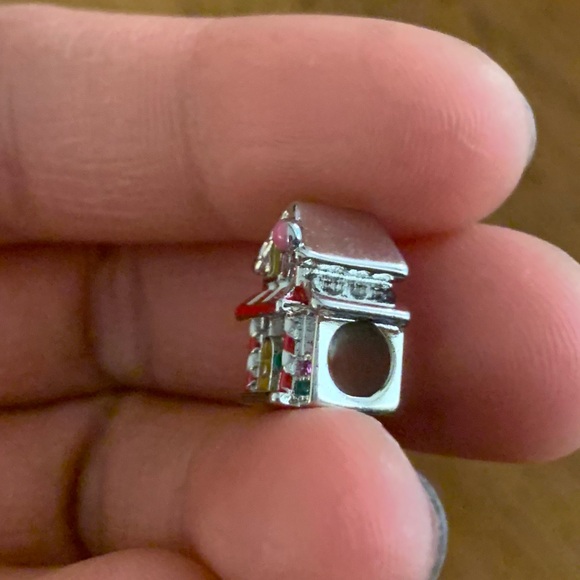 NWOT Christmas Festive Gingerbread House Charm Sterling Silver 925 - Picture 5 of 8